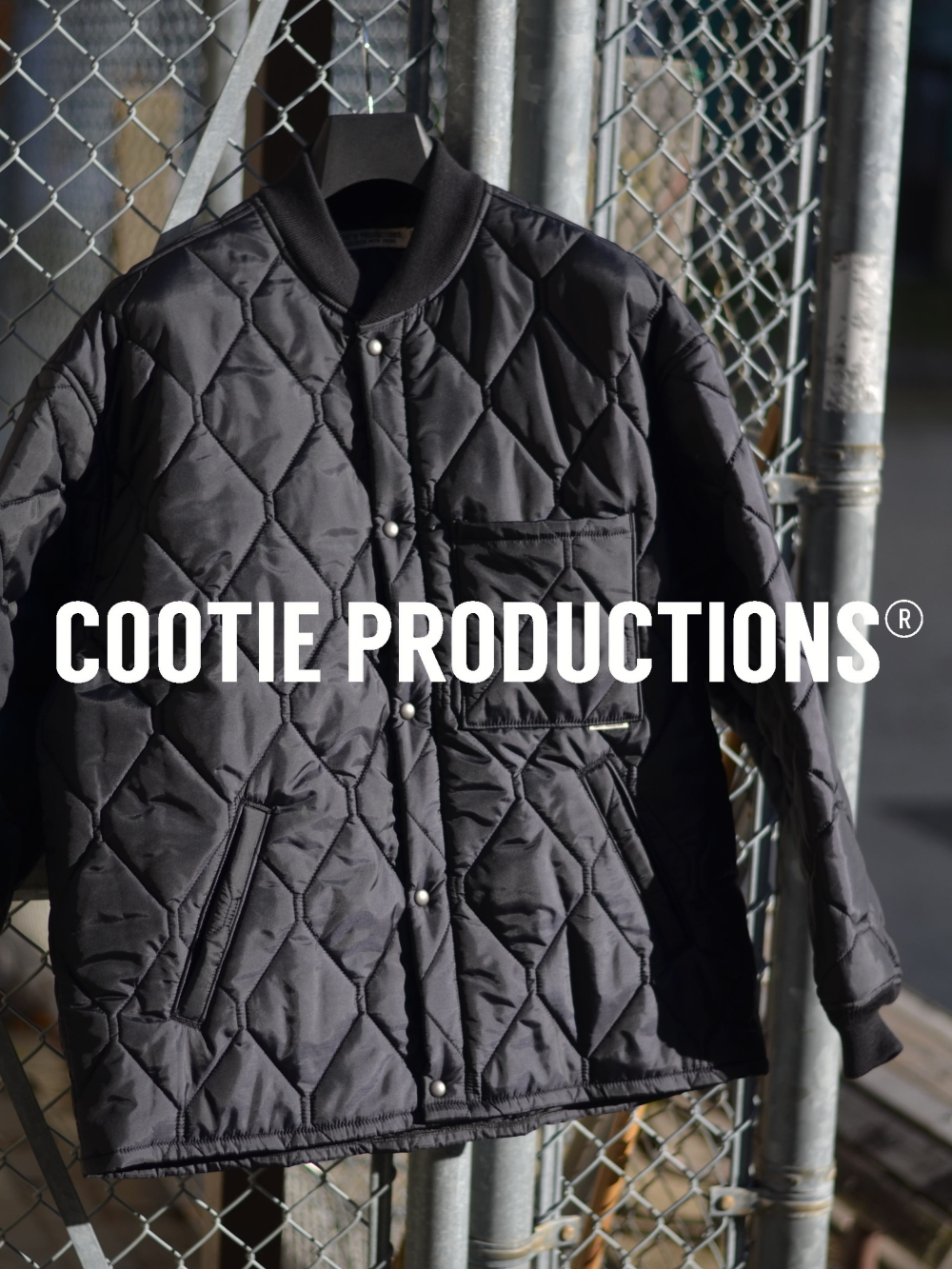 COOTIE/クーティー】COOTIE からキルティングジャケットと無地のプル
